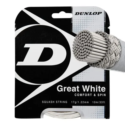 DUNLOP STRUNY squash - BIO GREAT 17G/1,22 mm (SET 12m) Squash struny