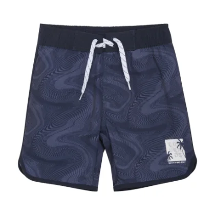 Chlapčenské plavky COLOR KIDS Swim Long Shorts, AOP, vintage indigo