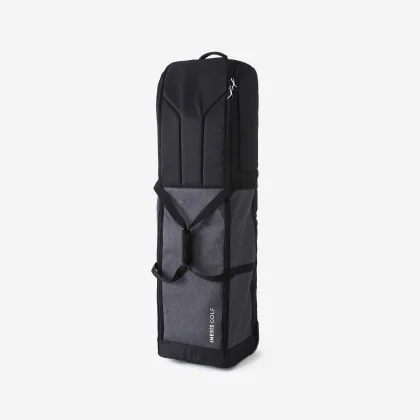 INESIS Golfový transportný bag na kolieskach tmavosivý bez
