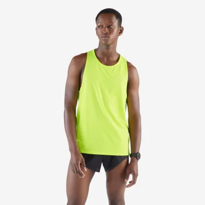 KIPRUN Bežecké tielko 900 Light neónovo žlté 2XL