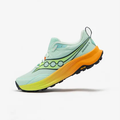 SAUCONY SAUCONY Peregrine 16 dámska trailová obuv modro-žltá 42