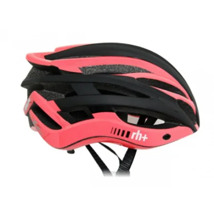 Cyklistická helma RH+ 2in1, matt black shiny salmon