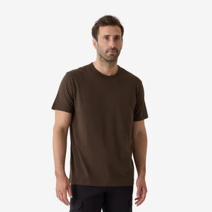 SOLOGNAC Odolné tričko 100 hnedé XL