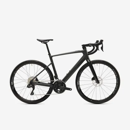 VAN RYSEL Cestný elektrobicykel E-EDR CF 105 Di2 2x12 zelený XS