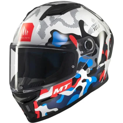 MT Helmets Stinger 2 Yozu bílo-modrá