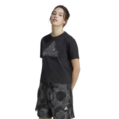 Dámske tričko s krátkym rukávom ADIDAS W ICONS TEE CRO-IM4255-black