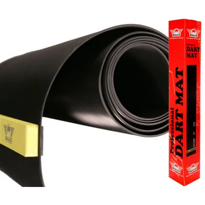 Gumený koberec pred terč Bulls Rubber Oche 300×90cm čierny