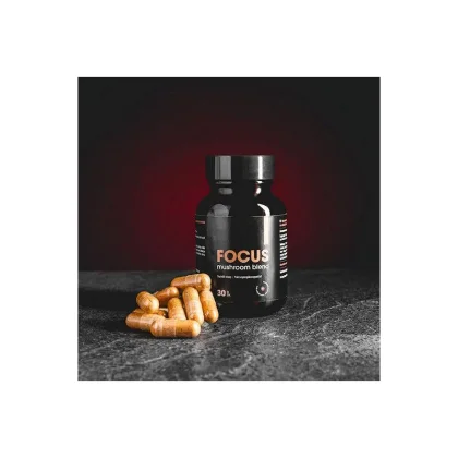 Hemp World Focus Mushroom blend 30 kapslí