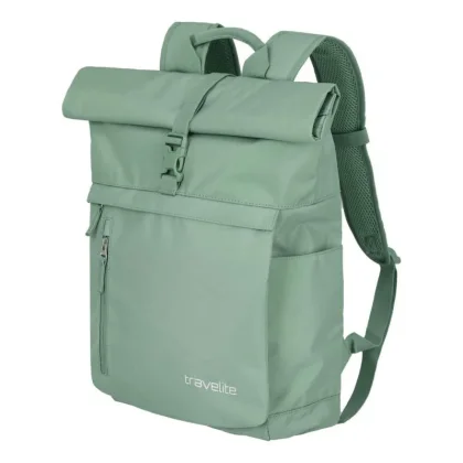Travelite Basics Roll-up Backpack Light green batoh