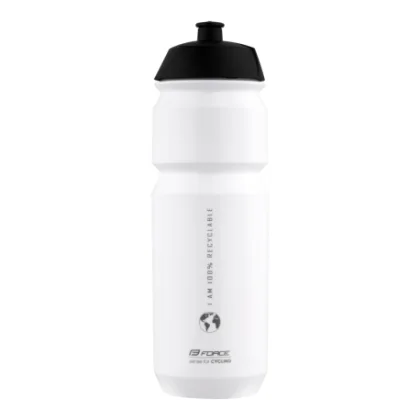 Láhev na kolo FORCE BIO EARTH 0,75 l, white-gray