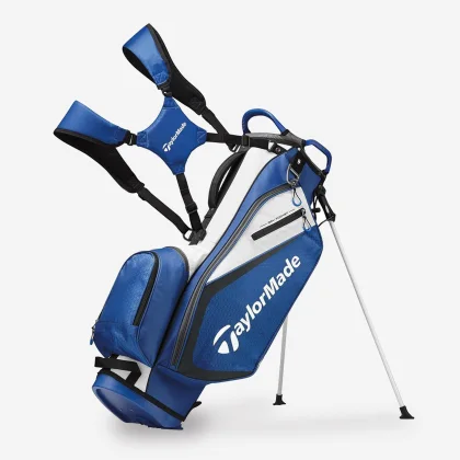TAYLORMADE TAYLORMADE Select Plus golfový bag-trojnožka modro-biely bez