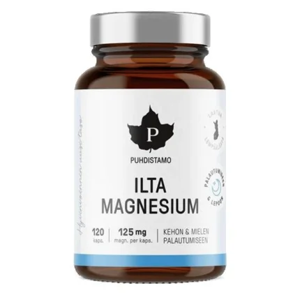 Puhdistamo Night Magnesium 60 kapslí