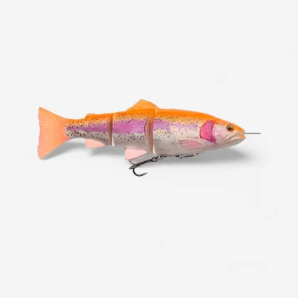 CAPERLAN Umelá nástraha na lov dravcov 4D Line Thru Trout 15 cm Golden Albino .
