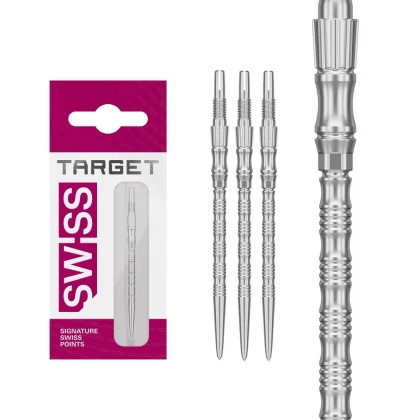 Hroty na šípky TARGET Swiss Point TRB strieborné 42mm