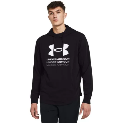 Under Armour Mikina Rival Terry Graphic HD Black XXL