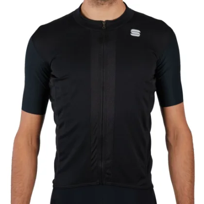 Pánský cyklistický dres s krátkým rukávem SPORTFUL Strike short sleeve jersey, black white