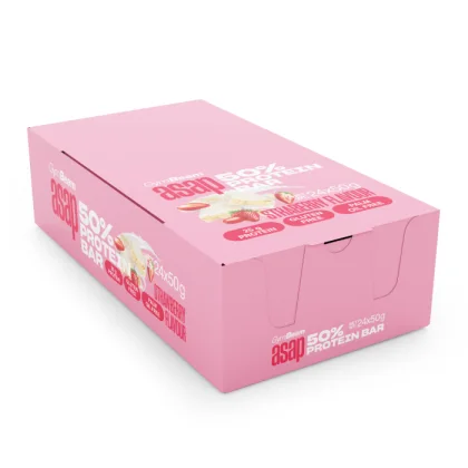 GymBeam ASAP 50% Protein Bar jahoda