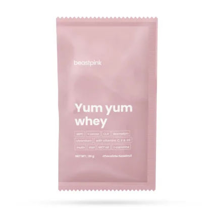 BeastPink Vzorka Yum Yum Whey čokoláda lieskový oriešok