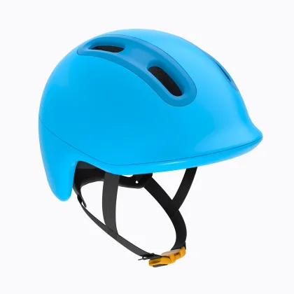 BTWIN Detská cyklistická prilba Play 500 47-55 cm modrá S (52-55 cm)
