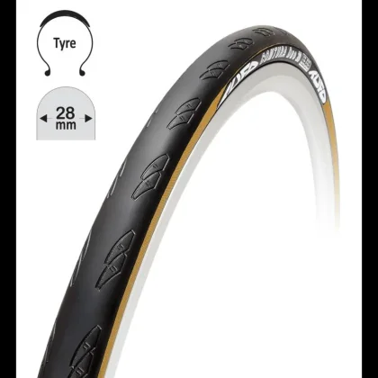 TUFO Plášť Comtura Duo 28 700x28C, kevlar, črn-béž