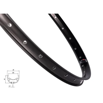 MACH 1 Ráfek MACH1 KLIXX DISC 622x23, 32 děr, černý