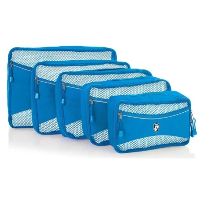 Heys Eco Packing Cube 5pc Set II Blue
