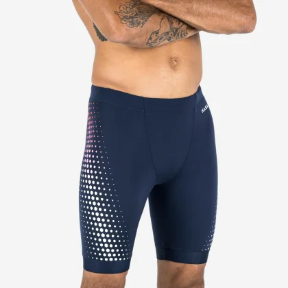 DECATHLON Pánske plavky Jammer Fiti modro-červené S