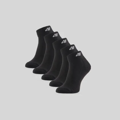 Ponožky krátke (5-pack) dievčenské - čierne