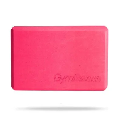 GymBeam Pěnová kostka na jógu Pink