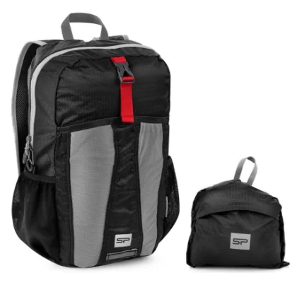 Turistický batoh SPOKEY HIDDEN PEAK Foldable backpack, 18 l, black-red