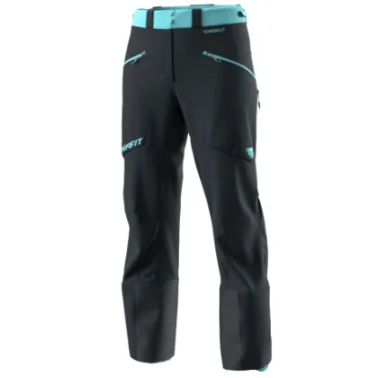 Dámske nohavice na skialp DYNAFIT Radical Softshell Pants W-3011-blueberry marine blue