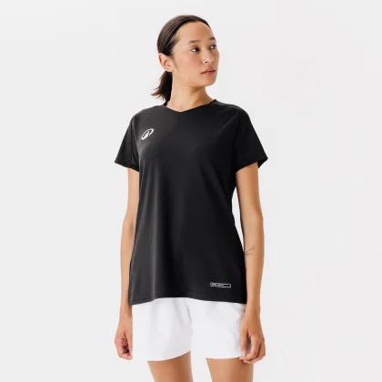KIPSTA Dámsky futbalový dres Viralto čierny XL