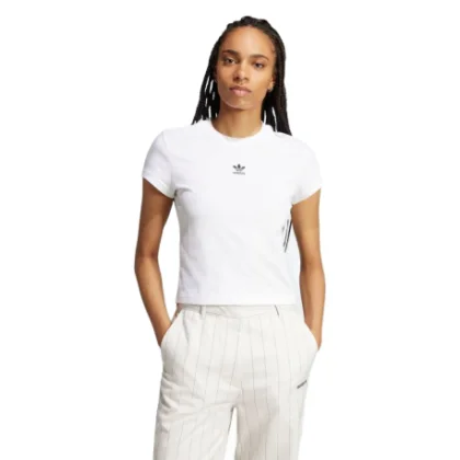 Dámske tričko s krátkym rukávom ADIDAS ORIGINALS ESS SLIM TEE WHITE