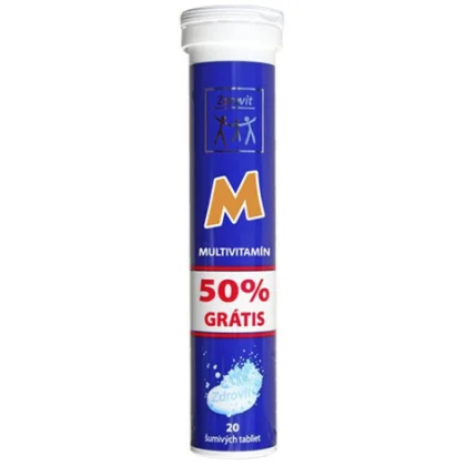 Zdrovit Multivitamín 50% grátis 20 šumivých tabliet