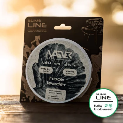 Nadväzcová šnúra VAGNER Hook Leader Camo Multicolor, 25 m priemer 1,20 mm, nosnosť 145 kg