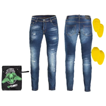 Pánske moto jeansy W-TEC Feeldy Farba modrá,