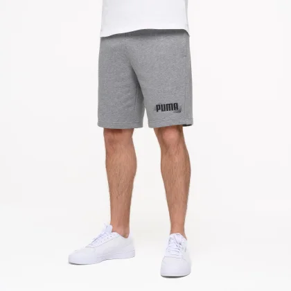 PUMA Pánske bavlnené šortky – sivé S