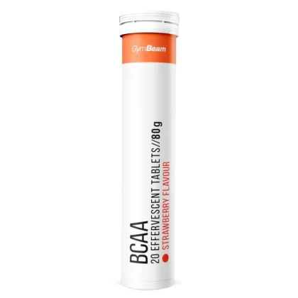 GymBeam Šumivé BCAA 20 tab. jahoda