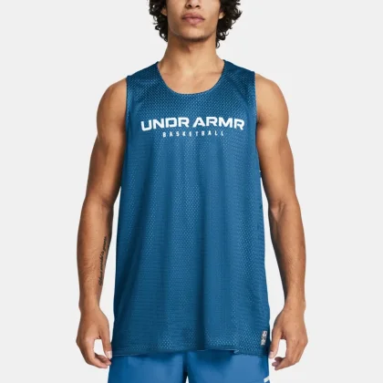 Pánske tielko Under Armour Baseline Reversible Tank - Blue