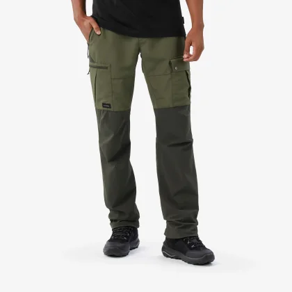 SIMOND Pánske turistické nohavice MT500 odolné kaki L (L34)