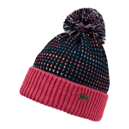 Juniorská zimná čiapka ZIENER ITTER junior hat dark pink