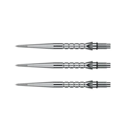 Náhradné hroty na šípky Winmau Switch Point Chain strieborné 40mm 3ks