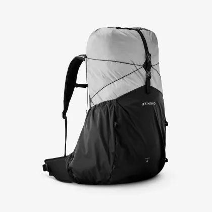 SIMOND Trekingový batoh MT900 ultraľahký 50 l čierno-sivý bez