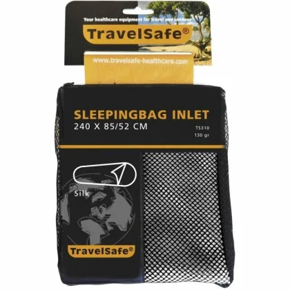 TravelSafe vložka do spacáku Silk Mummy off white