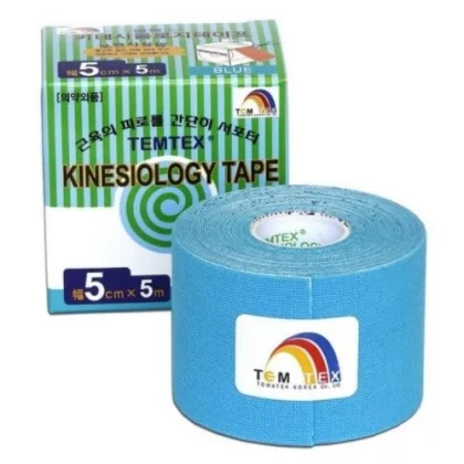 TEMTEX Kinesiology tape čierna 5 cm x 5 m 1 kus
