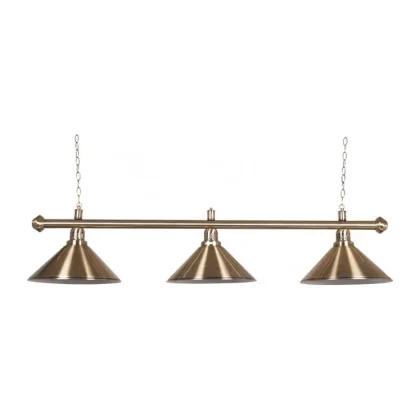 Biliardová lampa Buffalo Baron 3 zlatá