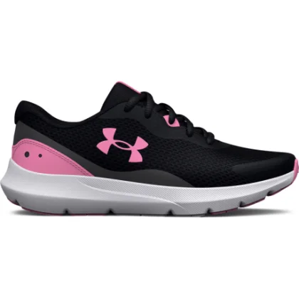 Dievčenská športová obuv (tréningová) UNDER ARMOUR UA GGS Surge 3 black flamingo flamingo