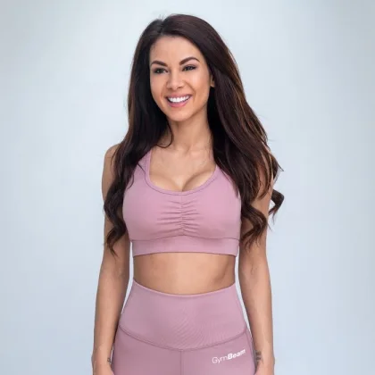 Спортно бюстие Fave Dusty Rose - GymBeam