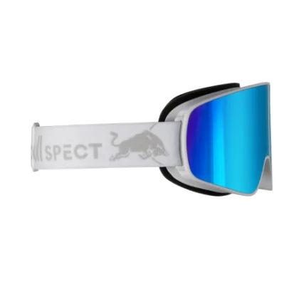 Lyžiarske okuliare RED BULL SPECT RUSH-15BL3, white ice blue snow - red with blue mirror, S.3