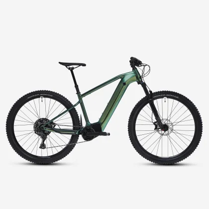 ROCKRIDER Horský elektrobicykel E-EXPL 700 29" zelený M (165-174 cm)